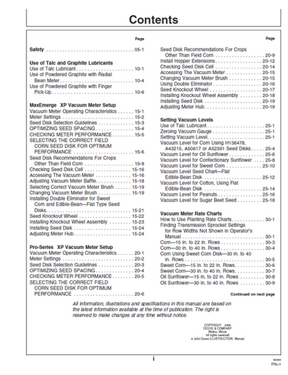 John Deere Rate Setting & Operator Guide Imperial Units OMA84620