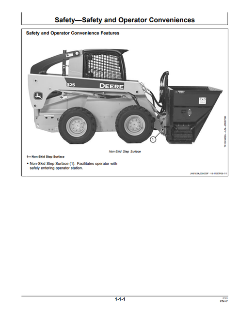 John Deere SA60 SA72 SD72 SD84 Operator Manual OMT250589
