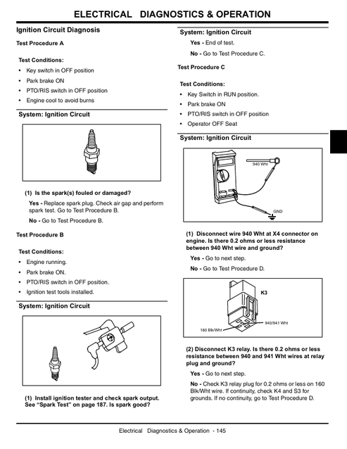 John Deere SST15 SST16 SST18 Lawn Tractor Service Manual PDF