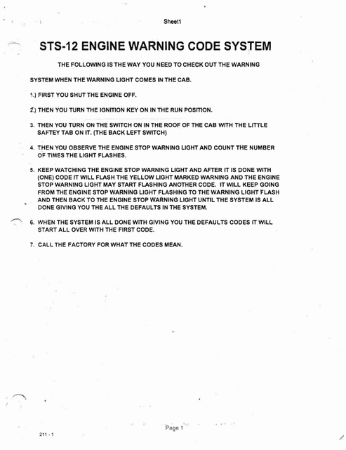 John Deere STS-12 Engine Repair & Service Manual