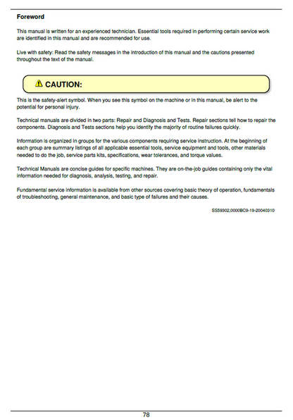 John Deere STS Combine Diagnosis & Test Technical Manual TM1902