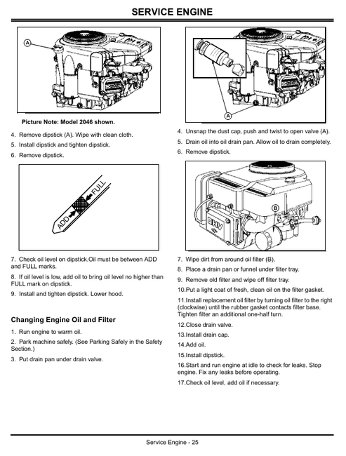 John Deere Sabre 1438GS-2046HS Operator Manual OMGX10782