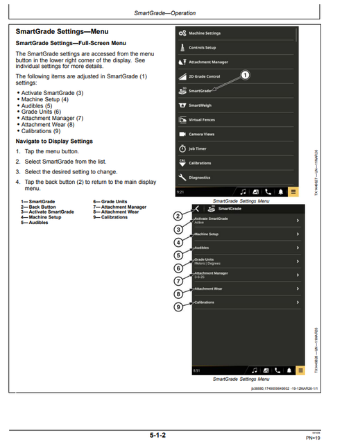 John Deere SmartGrade Topcon Excavator Manual OMT503263X019 PDF