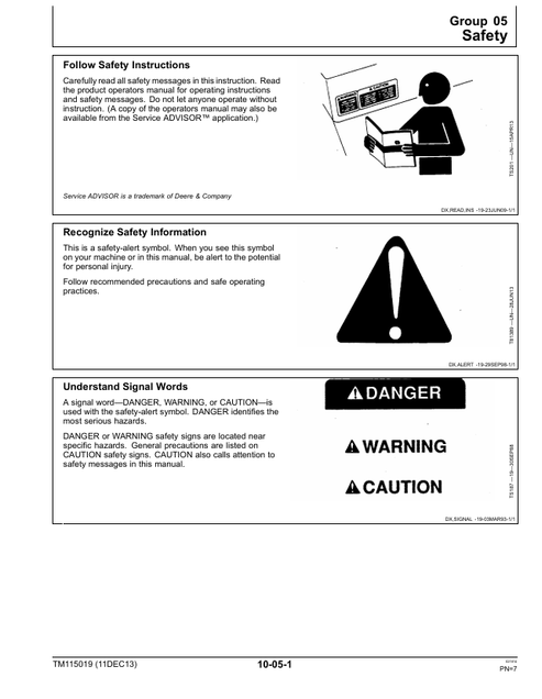 John Deere Tango E5 Autonomous Mower Service Manual TM115019