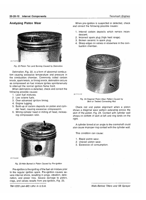 John Deere Tiller & 5B Sprayer Repair Technical Manual TM1233