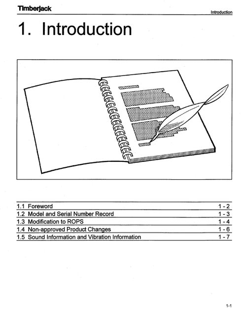 John Deere Timberjack 230A Forwarder Operator Manual PDF