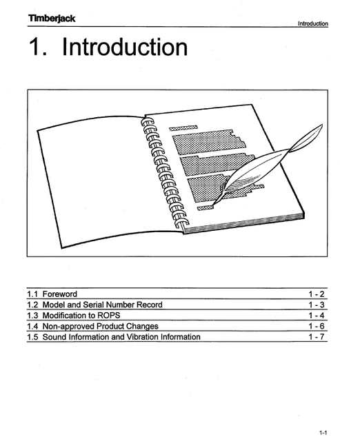 John Deere Timberjack 230A Forwarder Operator Manual PDF 7015720