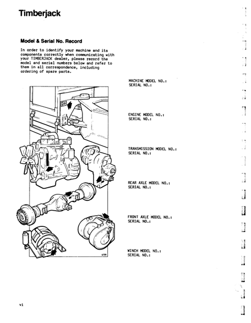 John Deere Timberjack 380A Forestry Skidder Manual 8044811