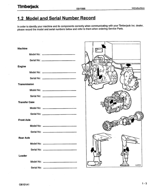 John Deere Timberjack 610 Forestry Forwarder Manual PDF