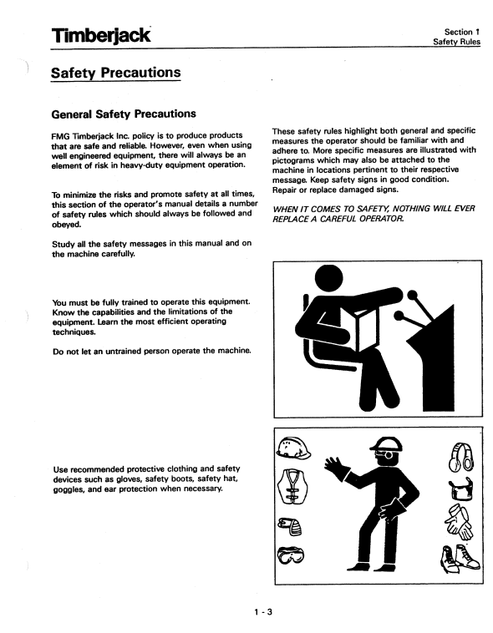 John Deere Timberjack 618 628 Forestry Equipment Manual