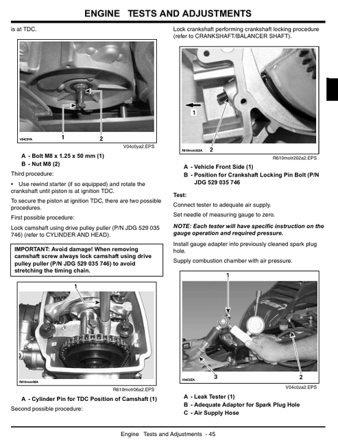 John Deere Trail Buck 500 650 Utility ATV Technical Service Manual