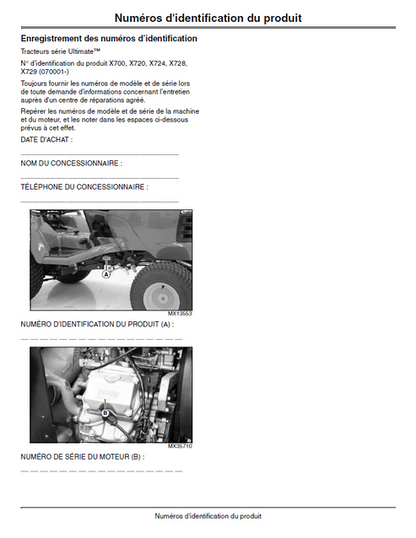 John Deere Ultimate Series X700 X720 X724 X728 X729 Operator Manual PDF