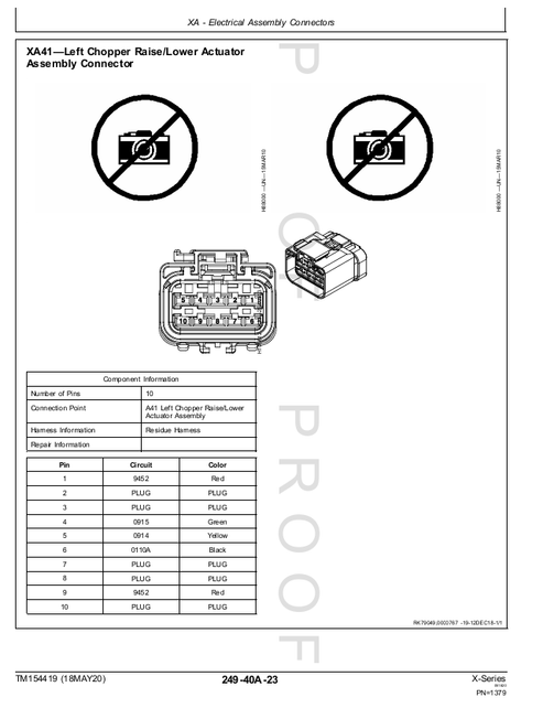 John Deere X-Series Combine Diagnostic & Troubleshooting Manual