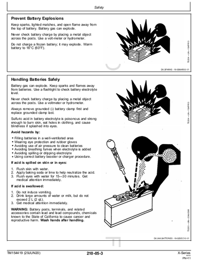 John Deere X-Series Combine Repair & Diagnostic Manual PDF TM154419