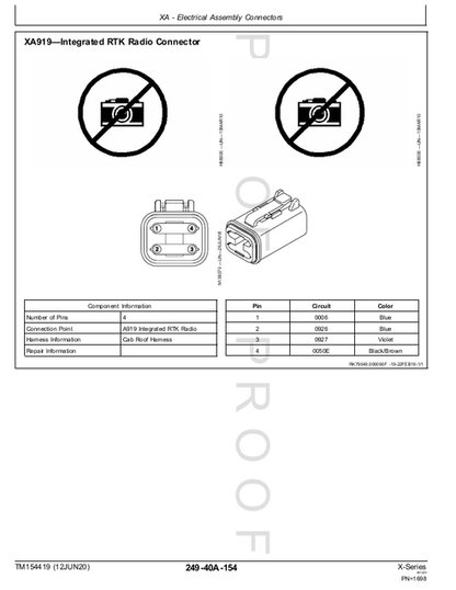 John Deere X-Series Combine Service Diagnostic Technical Manual