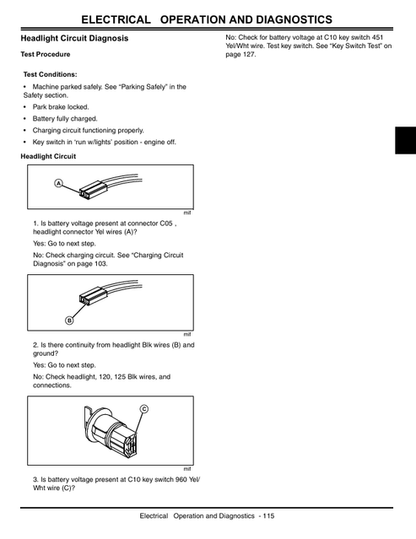 John Deere X130R Select Series Tractor Service Manual PDF