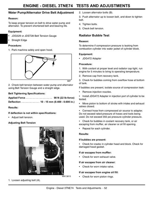 John Deere X495-X595 Garden Tractor Workshop Technical Manual TM2024