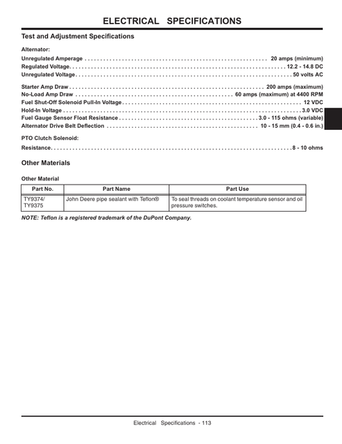John Deere X495 & X595 Garden Tractor Electrical Diagram Manual TM2024