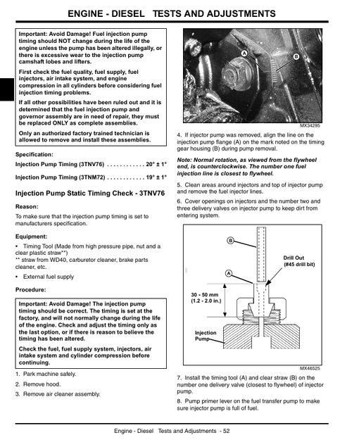 John Deere X740-X749 Tractor Repair & Technical Manual TM2350