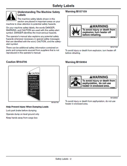 John Deere XUV550 Gator Operator Manual PDF OMM164559