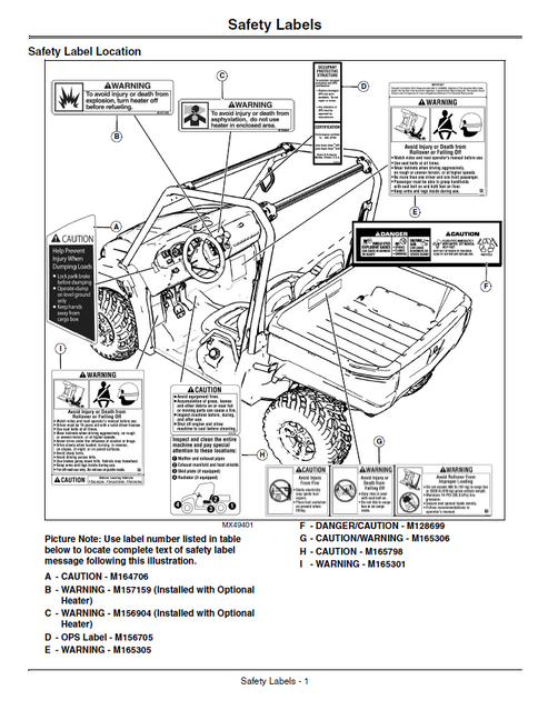 John Deere XUV550 Gator Utility Vehicle Service Manual OMM164559