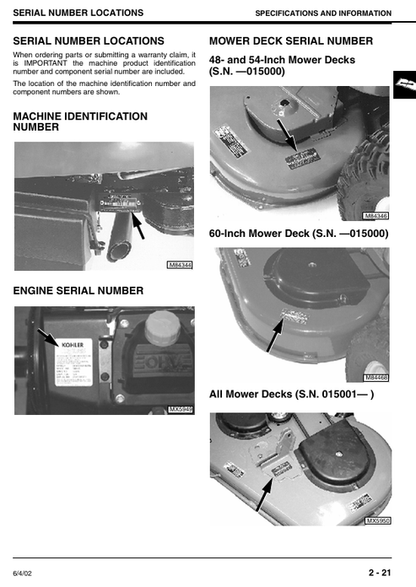 John Deere Z-TRAK F620 F680 F687 Maintenance Manual TM1678 PDF