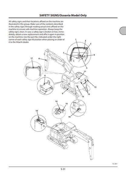 John Deere Zaxis 1225US-3 225USR-3 Operation & Maintenance Manual