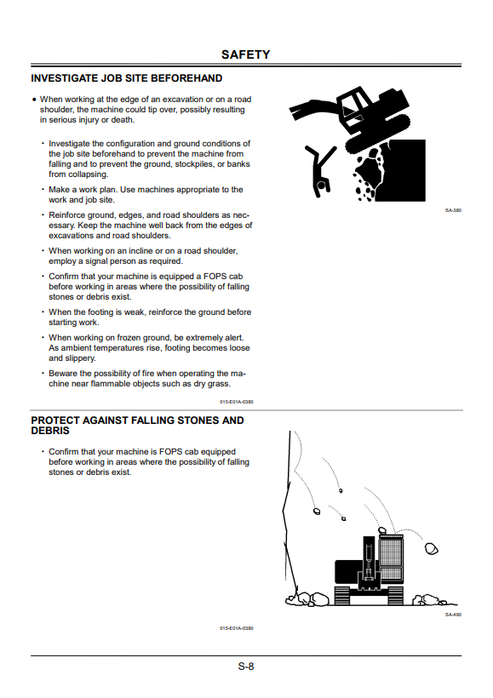 John Deere Zaxis 130K Excavator Operator & Maintenance Manual