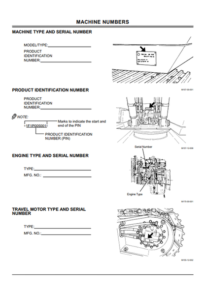 John Deere Zaxis 160LC Excavator Operator Manual EM1F111