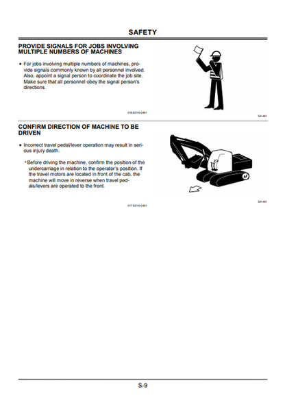 John Deere Zaxis 225USLC Hydraulic Excavator Operator Manual EM1GFENOP11