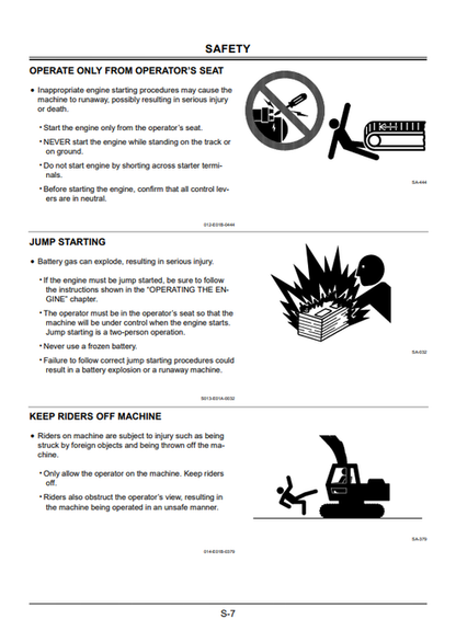 John Deere Zaxis 25US-225USLC Operator & Maintenance Manual PDF