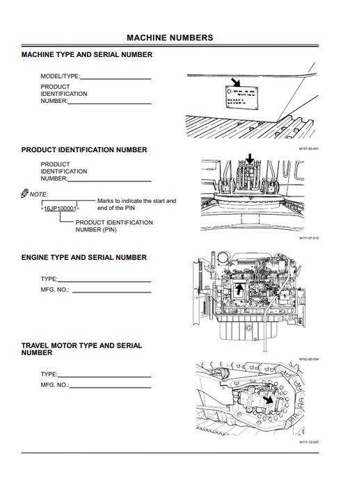 John Deere Zaxis 450 Series Excavator Operator Manual EM16J11