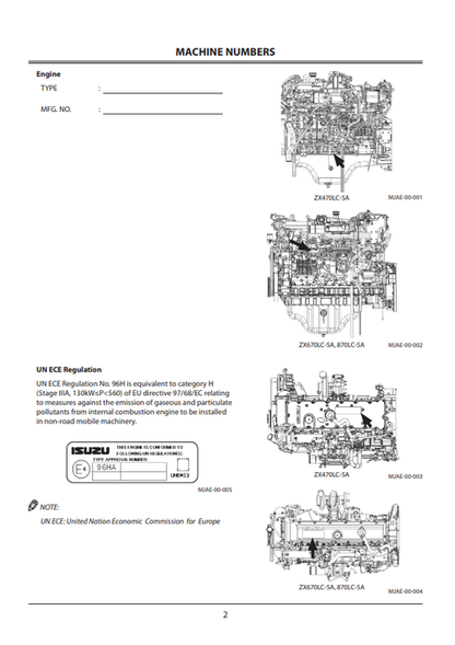John Deere Zaxis 470LC-5A 670LC-5A 870LC-5A Manual PDF