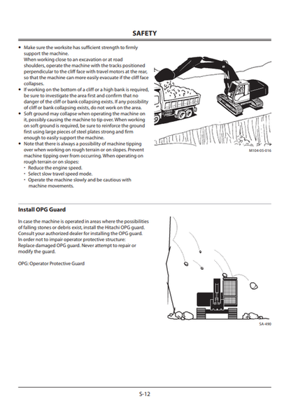 John Deere Zaxis 5G Hydraulic Excavator Operator Manual ENMDCDLA34