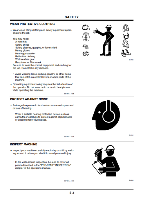 John Deere Zaxis 600 & 650H Excavator Operator Manual PDF