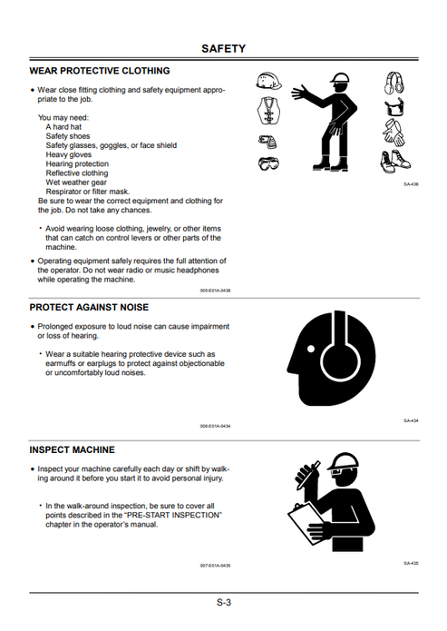John Deere Zaxis 600 & 650H Excavator Operator Manual PDF