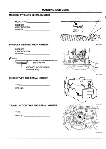 John Deere Zaxis Excavator Operation & Maintenance Manual EM1G611
