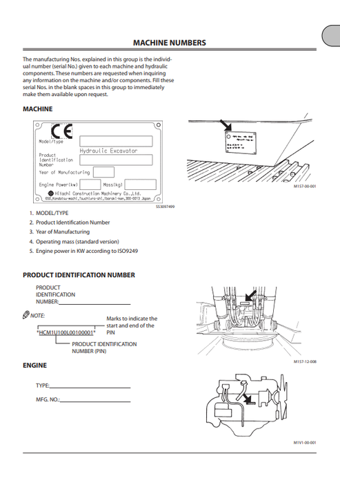 John Deere Zaxis Hydraulic Excavator Operator Manual EM1U4EN12 PDF