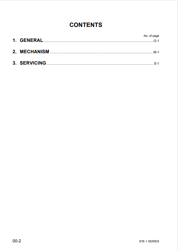 Komatsu 3D67E-2A Engine Operation &amp; Maintenance Manual - PDF File