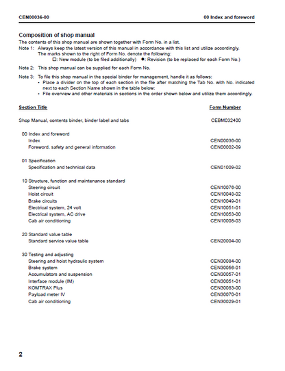 Komatsu 730E-8 Heavy-Duty Mining Truck Workshop Manual