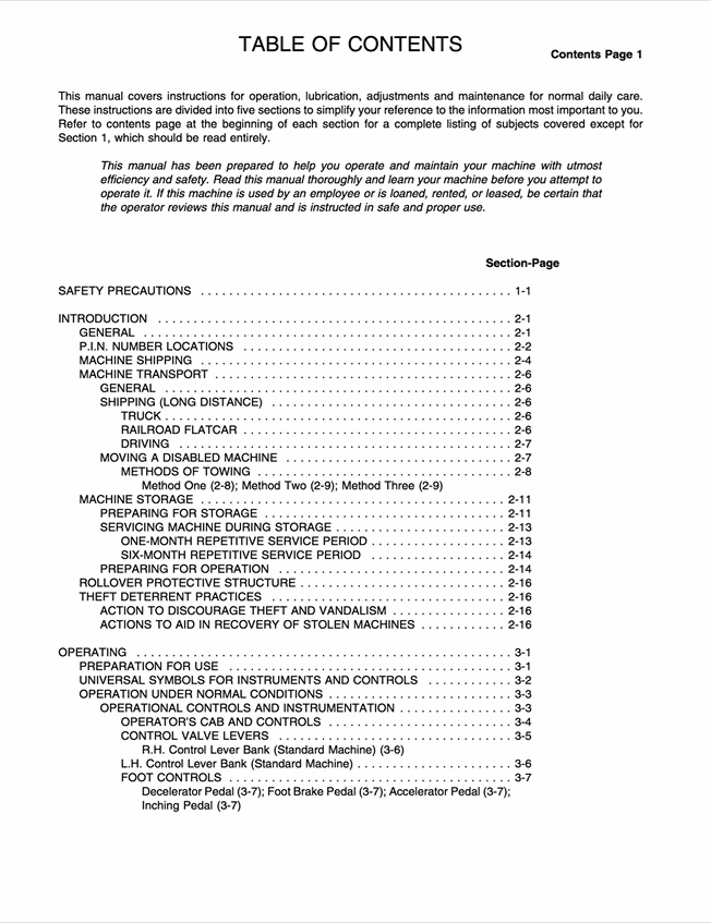 Komatsu 830 850 870 Grader Operating and Maintenance Guide CEAMG58101