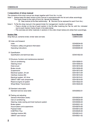 Komatsu 860E-1KT Heavy-Duty Mining Truck Workshop Manual