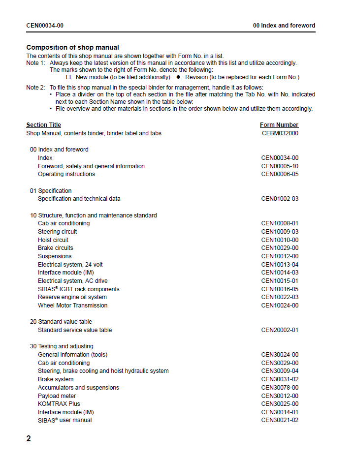 Komatsu 860E-1KT Mining Dump Truck Service Manual – CEBM032000