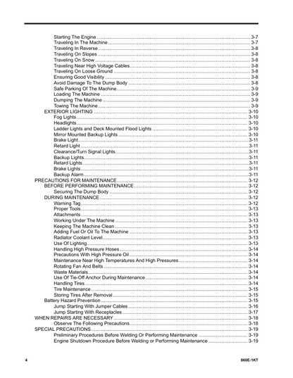 Komatsu 860E-1KT Operator Guide – Operation and Maintenance CEAM026004