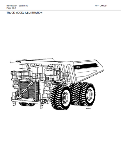 Komatsu 930E-3 Dump Truck PDF Manual CEAM015901D