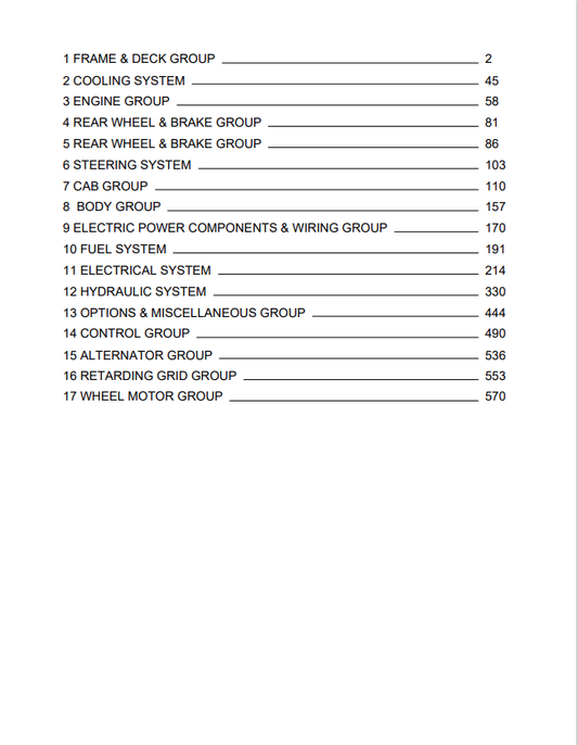 Komatsu AFE 62-BC 930E-4SE Rigid Dump Truck Parts Catalogue Manual S/N A31795 &amp; A31802-A31806 - PDF File