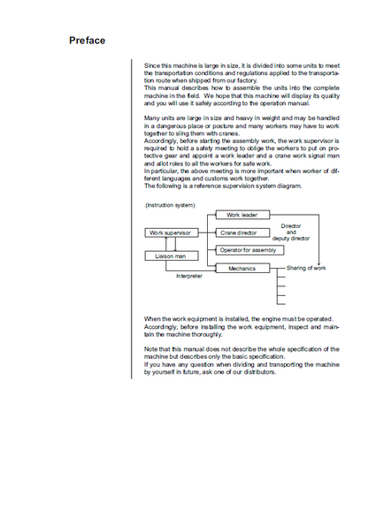 Komatsu D155AX-7 Bulldozer Assembly and Installation Instruction Guide