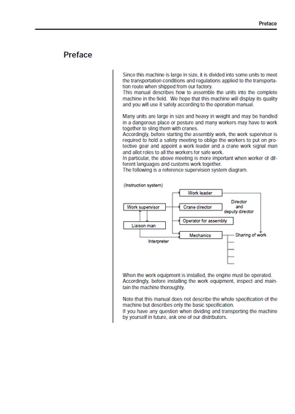 Komatsu D275AX-5E0 Crawler Dozer Assembly and Installation Guide PDF