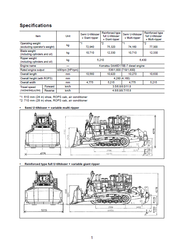  Komatsu D375A-8 Bulldozer Assembly Procedures Manual GEN00161-00