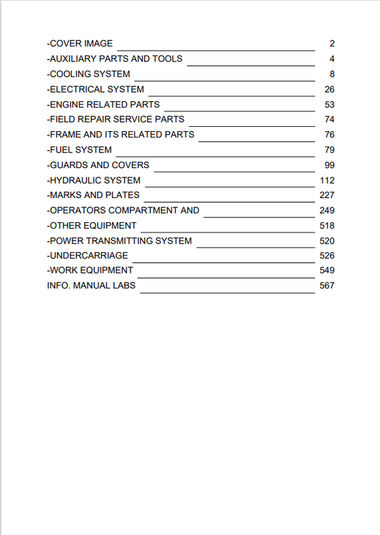Komatsu D39PX-22 Bulldozer Sn 3001-up Parts Catalogue Manual - PDF File